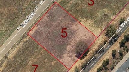 The size of the lot which will encompass the land around Dangar Place. Picture: Supplied