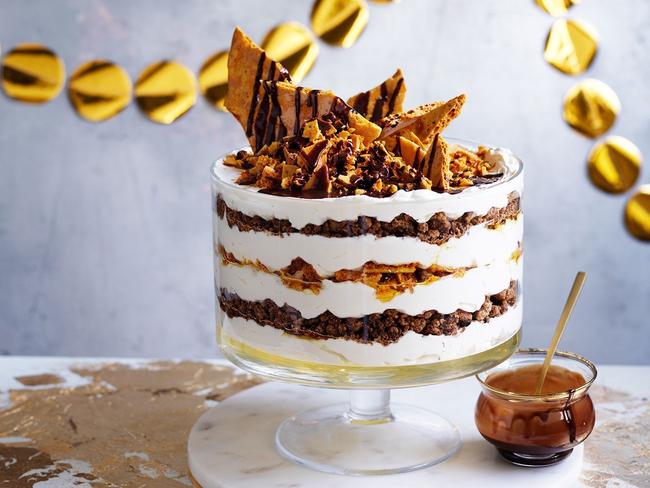 Honey chocolate trifle.