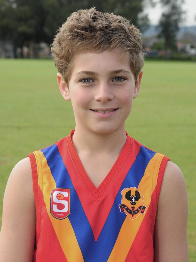 Boyd Woodcock in an U12 SA squad photo.