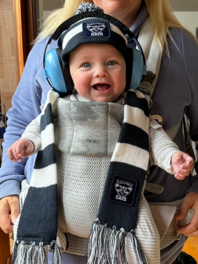 Tom Tatchell, five months old. After five unsuccessful years of IVF, four egg retrievals and nine transfers, I travelled to Greece to use a donor embryo. On the first transfer attempt I fell pregnant and nine months later my little Tom was born. His infectious smile brightens up my day and makes the highs and lows of IVF worth it.