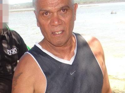 ***Minors have been pixelated***Accused pedophiles - Peter Humes (wearing singlet), pictured at a cultural camp with kids in 2013.Accused child sex offenders Peter Humes and Harry Nannup, prominent Indigenous men in their communities, ran cultural activities with Indigenous youth in the southwest in 2013.