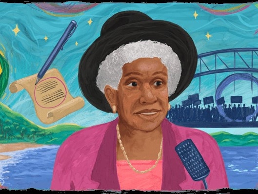 The face of North Queensland indigenous rights advocate Dr Evelyn Ruth Scott greeted perhaps hundreds of thousands of people as the âGoogle doodleâ on May 28.