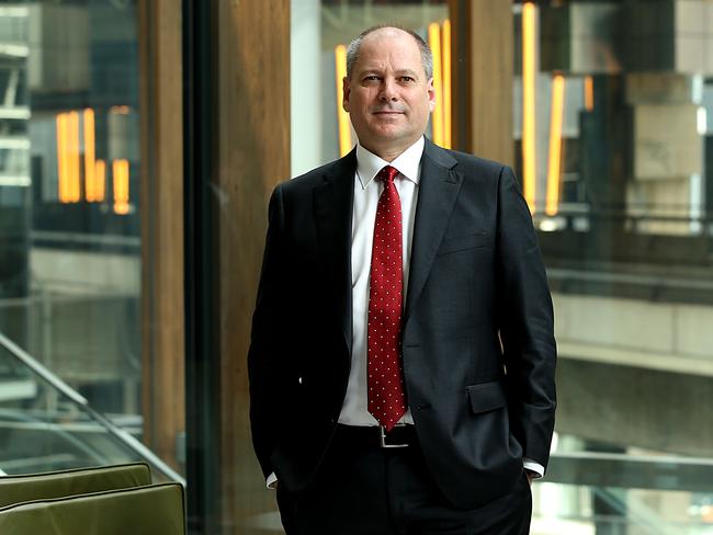 Westpac CEO Peter King prior to their full year 2020 profit result announcement. Jane Dempster/The Australian.