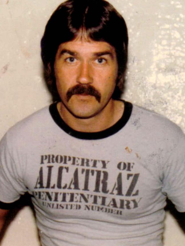 Bernie Matthews in Parramatta jail in his younger days. Picture: Supplied