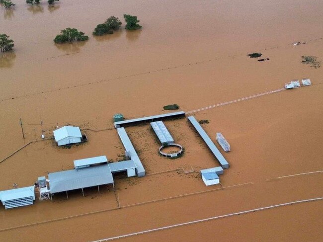 Blue Heeler Hotel Kynuna flooded after Cyclone Kirrily