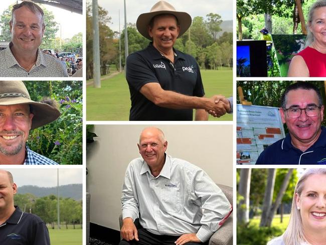 The newly elected 2024 Rockhampton Regional Council mayor and councillors.