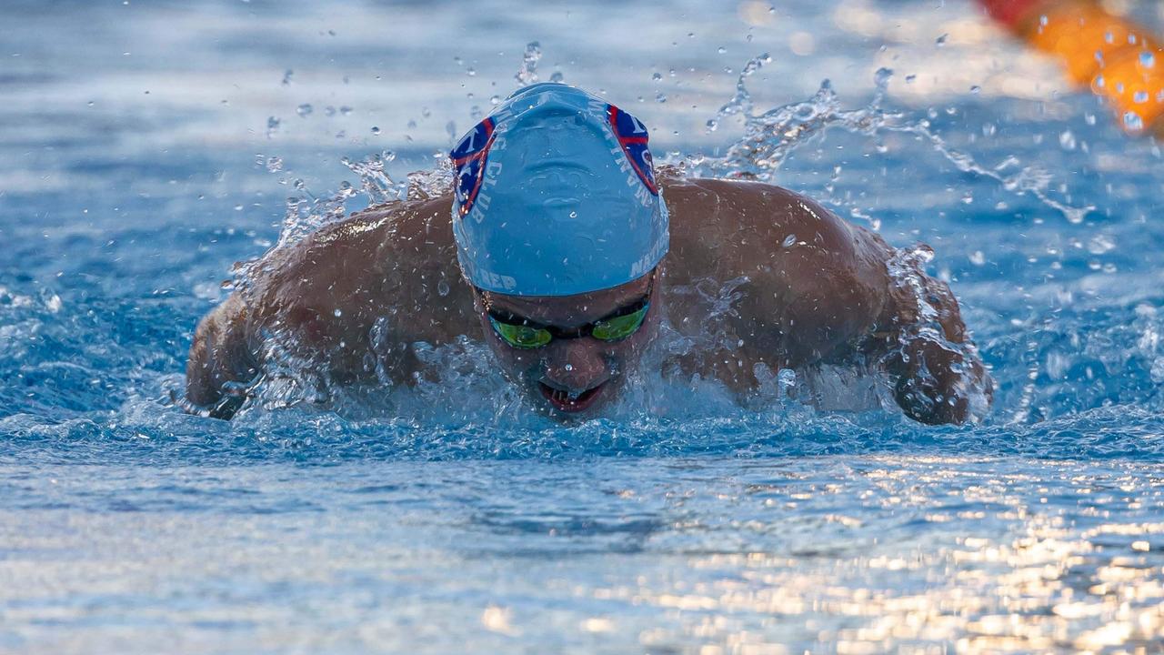 Josh Kerr from Manly Swimming Club at the National Championships. Picture: A Hunter – Photodragon