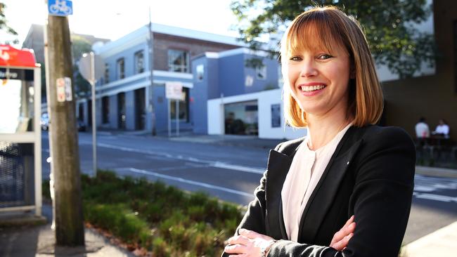 Venietta Slama-Powell is one of a the leaders of campaign group People United Surry Hills (PUSH) which is against the plan to drive Sydney’s light rail through the suburb.