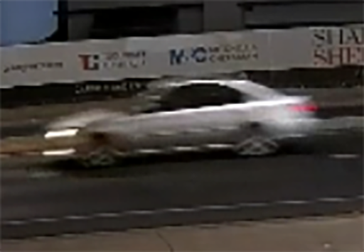 The silver car police believe may have been involved in the hit-and-run. Picture: SA Police