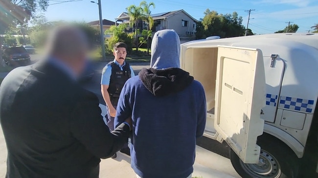 The man was arrested at Greystanes. Picture: NSW Police