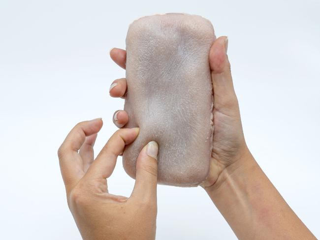 Skin-On Interfaces are devices that augment existing devices with realistic skin, (Marc Teyssier