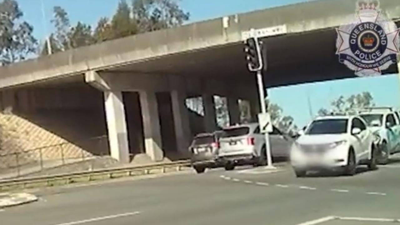 A 49-year-old man allegedly blew .062 after running up the back of a car waiting at the lights at Logan Rd, Eight Mile Plains, in front of police.