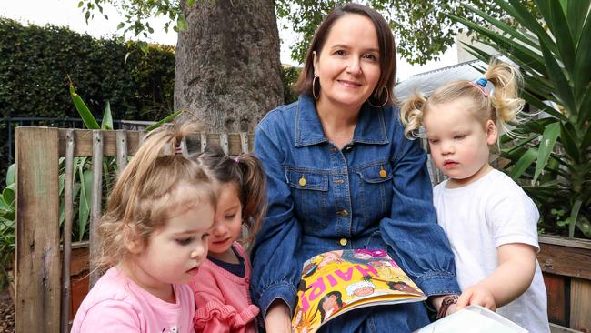 Cost of LivingJackie Jackman, Director of Treetops Early Learning Centre with children- Elsie 2.5, Delilah 2,5 &Lexi 2.5 Image/Russell Millard