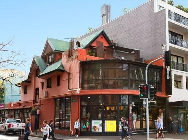 The former La Strada in Macleay St, Potts Point, has been listed for sale.