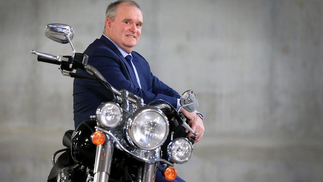 Steve McCrohon is former army boss, bikie club member turned lawyer. Pic Jamie Hanson 