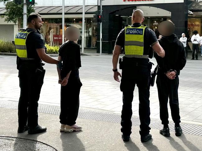 More than 70 arrests as police swoop on Geelong mall