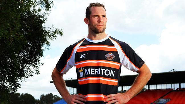 Pat Richards, back with the Wests Tigers, pictured at their Concord Oval base. Picture: Mark Evans