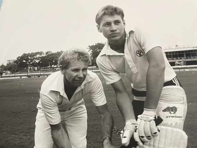 Dean Reynolds (right) filed a claim for a $4m lawsuit against Cricket Australia.