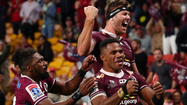 Filipo Daugunu and the Queensland Reds are poised to upset the Brumbies in the most unlikeliest of Super Rugby grand finals Picture: Getty Images