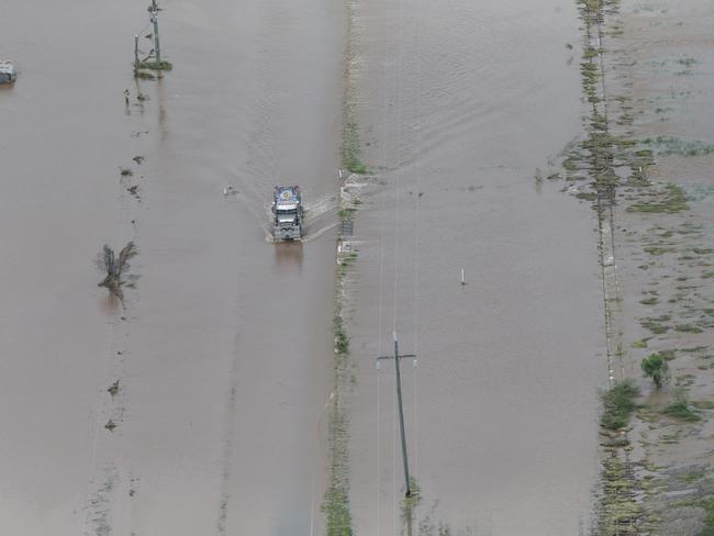 Flooding in the Biloela area. Pic Peter Wallis