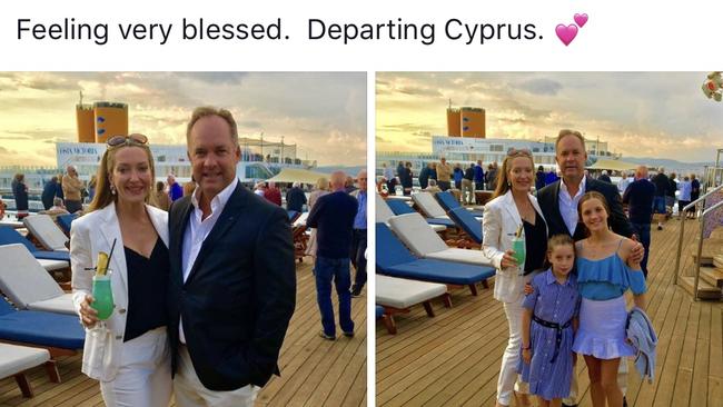 Photos from Pat Worboys' Facebook page of the Worboys family cruise on Cunard's Queen Mary 2