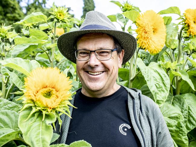 Horticulturist Marcus Ragus is excited about the upcoming festival at the Spring Bay Mill site. Picture: Eddie Safarik