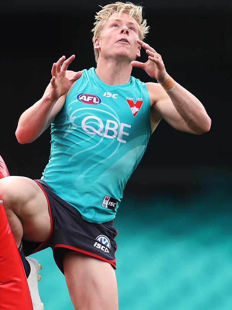 Isaac Heeney has averaged 97 in consecutive seasons. Picture: Phil Hillyard