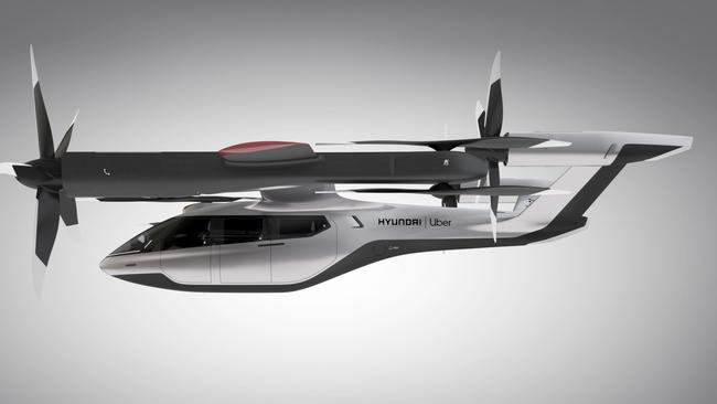 The Jetsons-style vehicle will put Melbourne commuters in the air. Picture: Supplied.