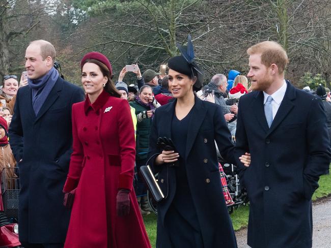 Prince Harry says he and his wife Meghan were pitched against his brother Prince William and his with Catherine by the press. Picture: Samir Hussein