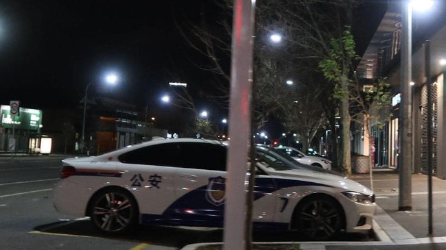 Authorities are investigating after fake Chinese police cars were seen cropping up in major Australian cities over the weekend.