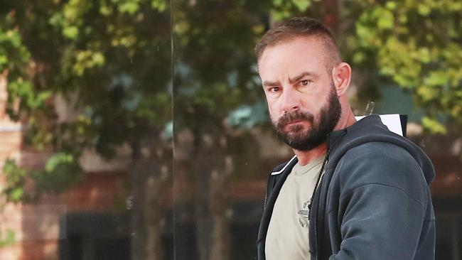 Garth Molloy 43 of the Gold Coast pictured Tuesday, Mach 17, at Wyong Court after pleading guilty of supplying cocaine (AAP Image/Sue Graham)