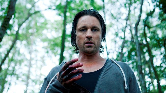 Martin Henderson in a scene from the TV series Secrets &amp; Lies. Supplied by Network Ten.