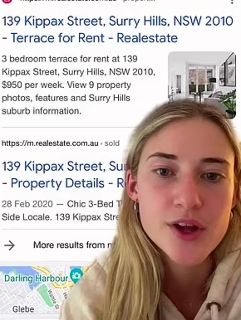 A Sydney student has narrowly avoided moving into a 'haunted' property. Picture: TikTok