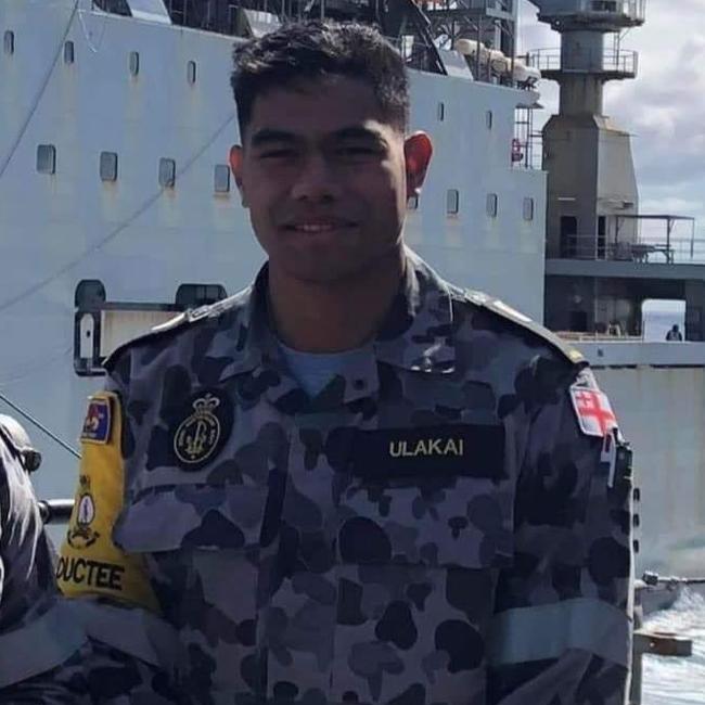 Tongan Navy midshipman Paul Ulakai. Picture: Supplied