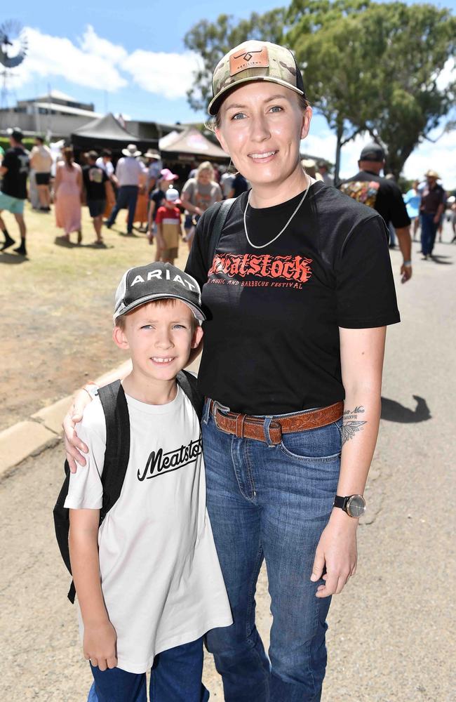 Lachlan Harris and Caroline Bar at Meatstock, Toowoomba Showgrounds. Picture: Patrick Woods.