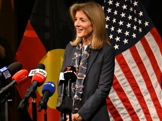 Caroline Kennedy was looking forward to meeting the Prime Minister. Photo: Saeed Khan/AFP