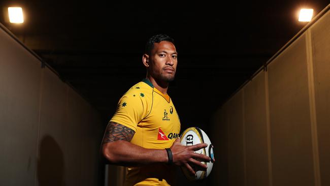 Australian Wallabies player Israel Folau’s position on same-sex marriage has caused a stir. But what real effect will it have? Picture: Brett Costello