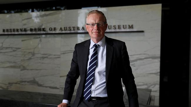 The vast majority of borrowers with a home loan have never seen an interest rate rise, apart from fiddling at the edges, as we haven’t had an official rate rise in more than 11 years. Above, Reserve Bank governor Philip Lowe. Picture: Jane Dempster / The Australian