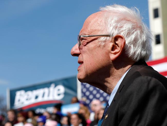 Democratic presidential hopeful Bernie Sanders. Picture: AFP