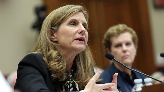 Liz Magill, former President of University of Pennsylvania, stepped down December 9 in the wake of a firestorm of criticism after a congressional hearing on the rise in anti-Semitism on US campuses. Picture: Kevin Dietsch/Getty Images