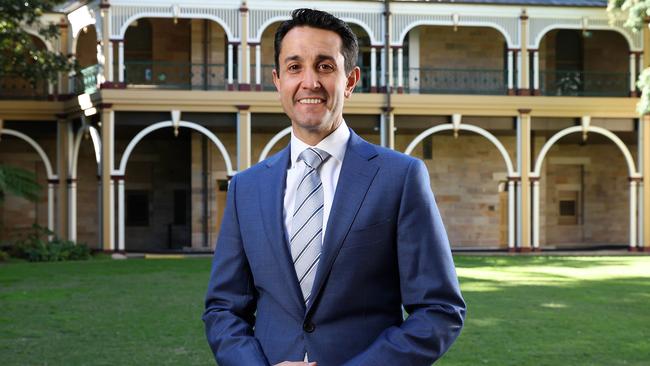 Leader of the Opposition David Crisafulli, Parliament House. Picture: Liam Kidston