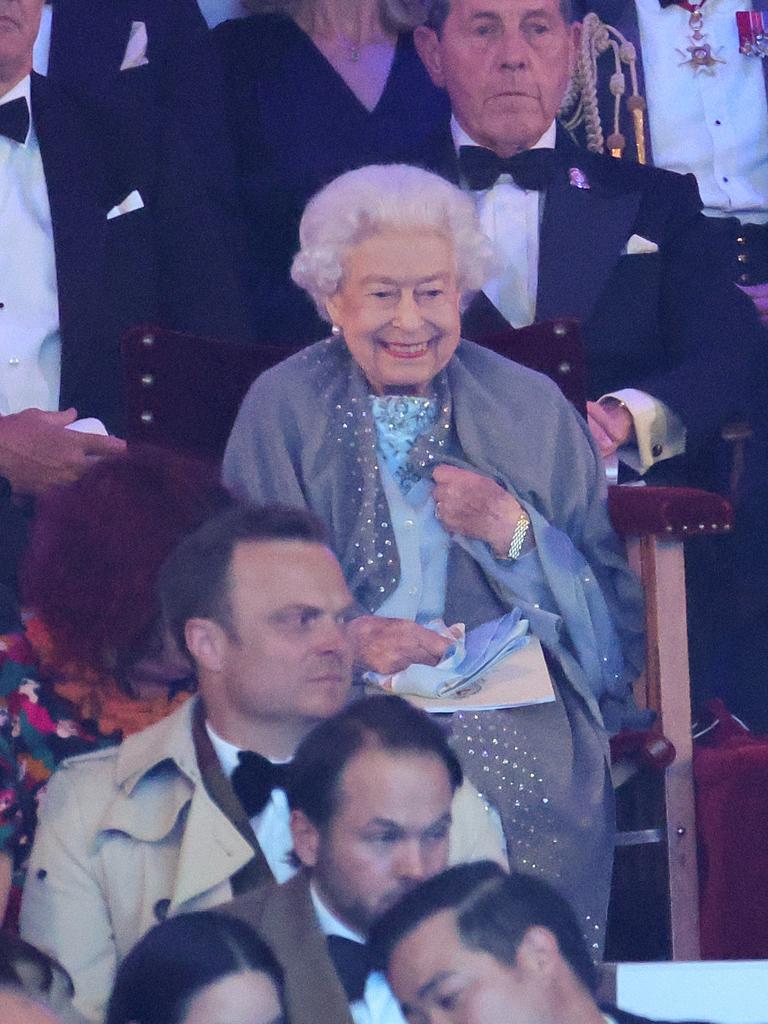 The 96-year-old looked happy and relaxed as she took her seat. Picture: Chris Jackson/Getty Images