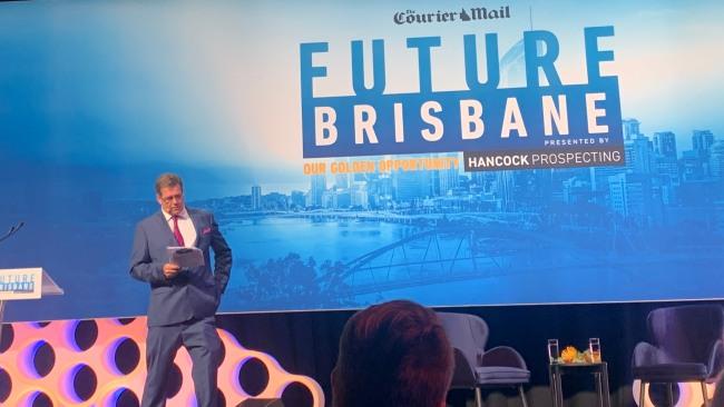 Peter Gleeson speaks at the Future Brisbane event