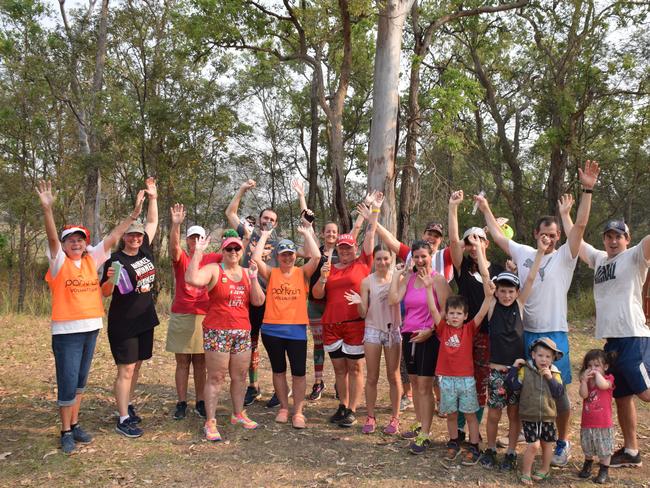 KEEPING ACTIVE: Christmas spirit all round for the Nanago Park Run