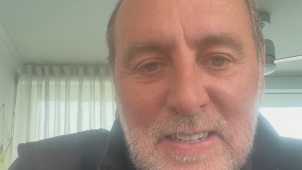 Screen shot of Brian Houston from Hillsong, in a video posted on instagram. https://www.instagram.com/p/CscgE1GNSaN/