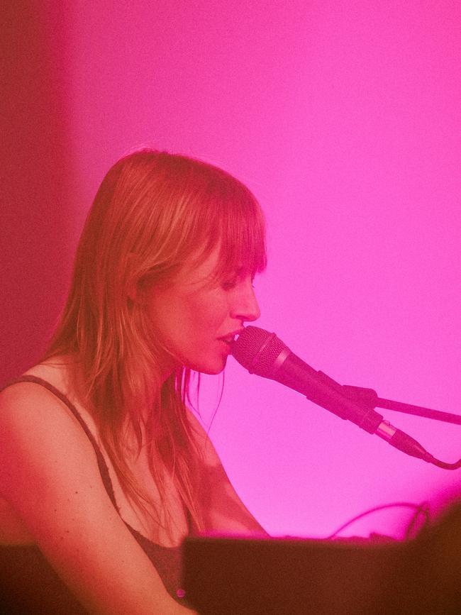 Gordi performing in Sydney in 2024. Picture: Jess Gleeson