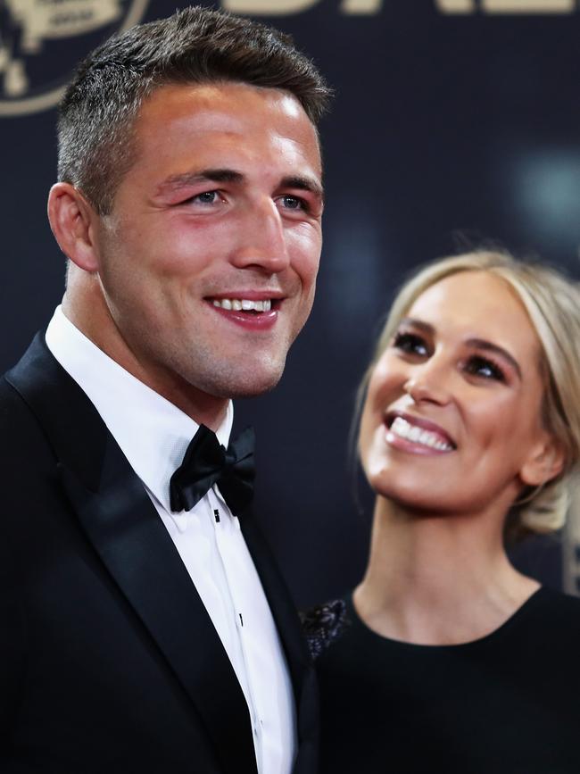 Sam and Phoebe Burgess in 2016. Picture: Ryan Pierse/Getty Images