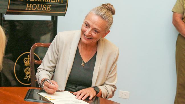 Kate Worden was sworn in as Police Minister this week. Picture: Glenn Campbell