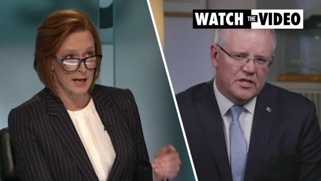 Leigh Sales and PM in fiery exchange over JobKeeper scheme