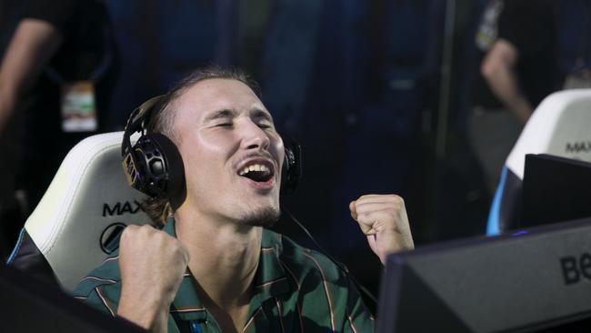 Scenes from the Fortnite Summer Smash video game competition held at the Australian Open in January 2019. Picture: Tennis Australia.